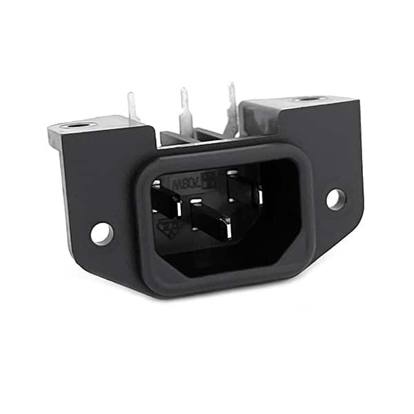 703W-00/54 - IEC Power Inlet Angled- Qualtek Electronics