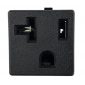 NEMA 5-20R Snap-in AC Power Outlet with PCB Terminals