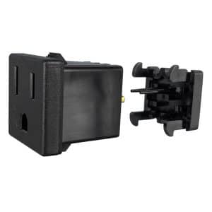 NEMA 5-15R Tamper Resistant Snap-in AC Power Outlet with IDC Terminals