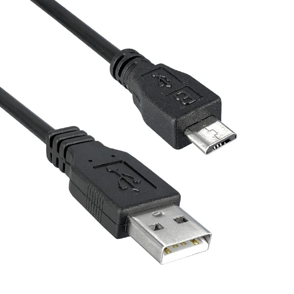 USB 2.0 A Male to USB 2.0 Micro B Male Cable