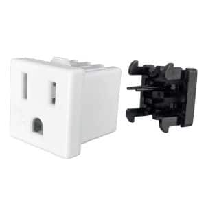 NEMA 5-15R Tamper Resistant Snap-in AC Power Outlet with IDC Terminals