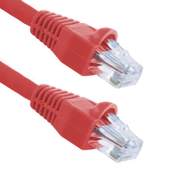 cat5e-cable-red-web Cat 5e UTP, RJ45 to RJ45 Patch Cable