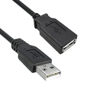 USB 2.0 A Male to USB 2.0 A Female Cable