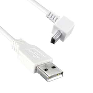 USB 2.0 A Male to USB 2.0 Mini B Male Up Angle Cable WCI Division
