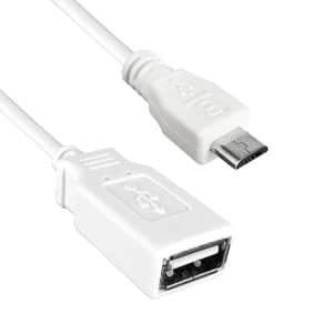USB 2.0 A Female to USB 2.0 Micro B Male Cable