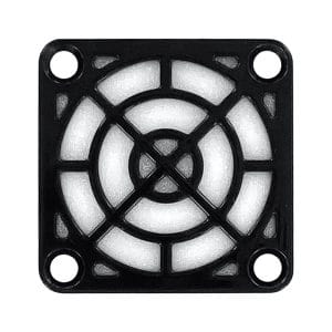 40mm Plastic Fan Filter Assembly with 100PPI Media