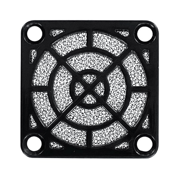 40mm Plastic Fan Filter Assembly with 45PPI Media