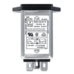 General Purpose Screw Mount IEC 60320 C14 Inlet Filter