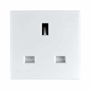 UK Receptacle Snap-in AC Power Outlet